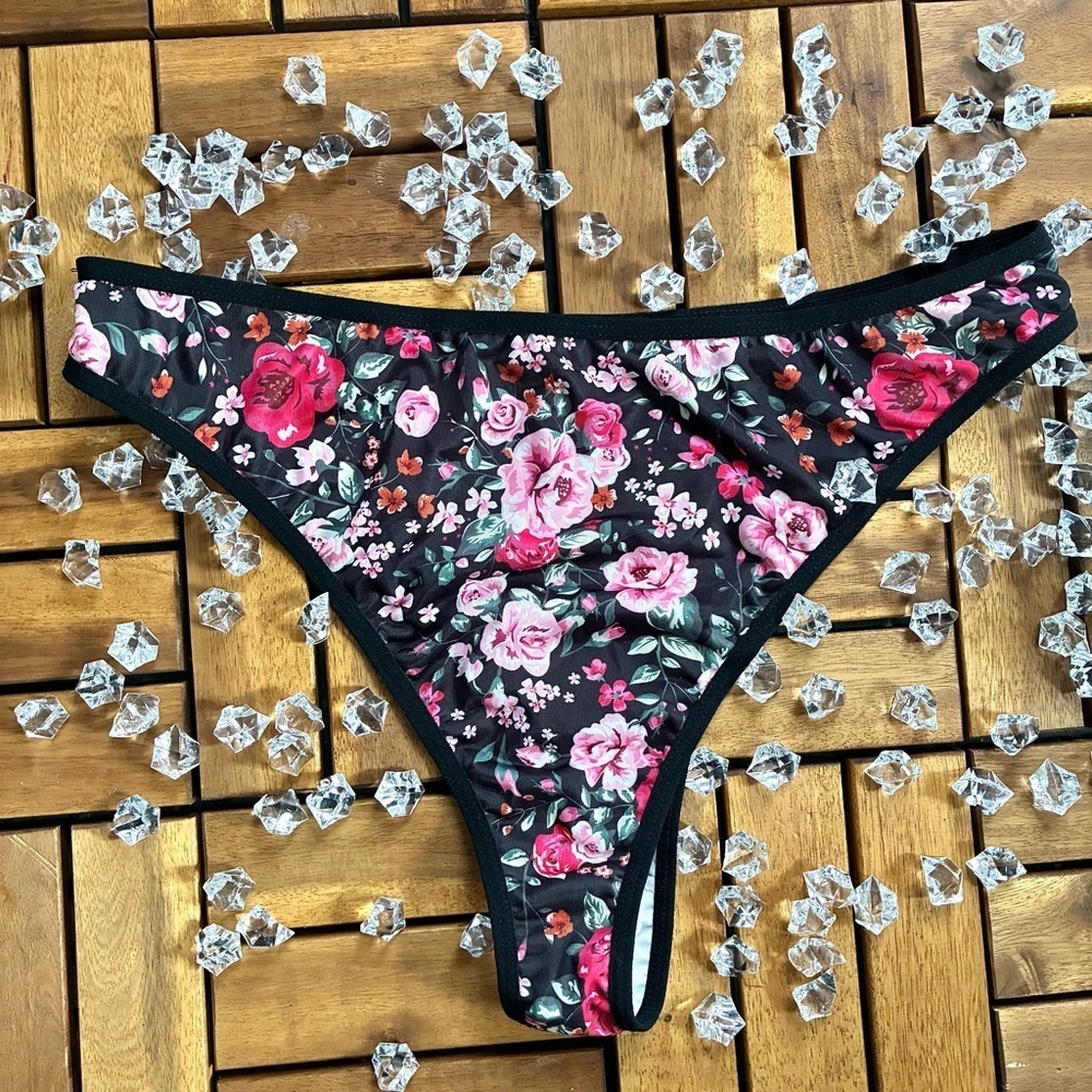 Floral Thong